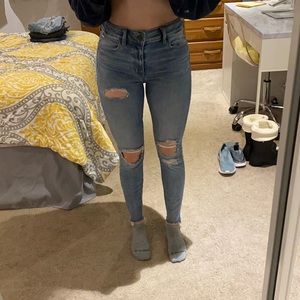 American eagle high rise jeans